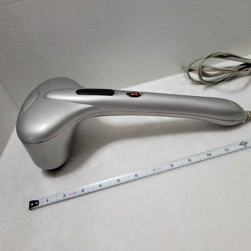 Homedics Model PA-MH Dual Pivoting Heads Percussion Hand Held Massager *WORKS*‎